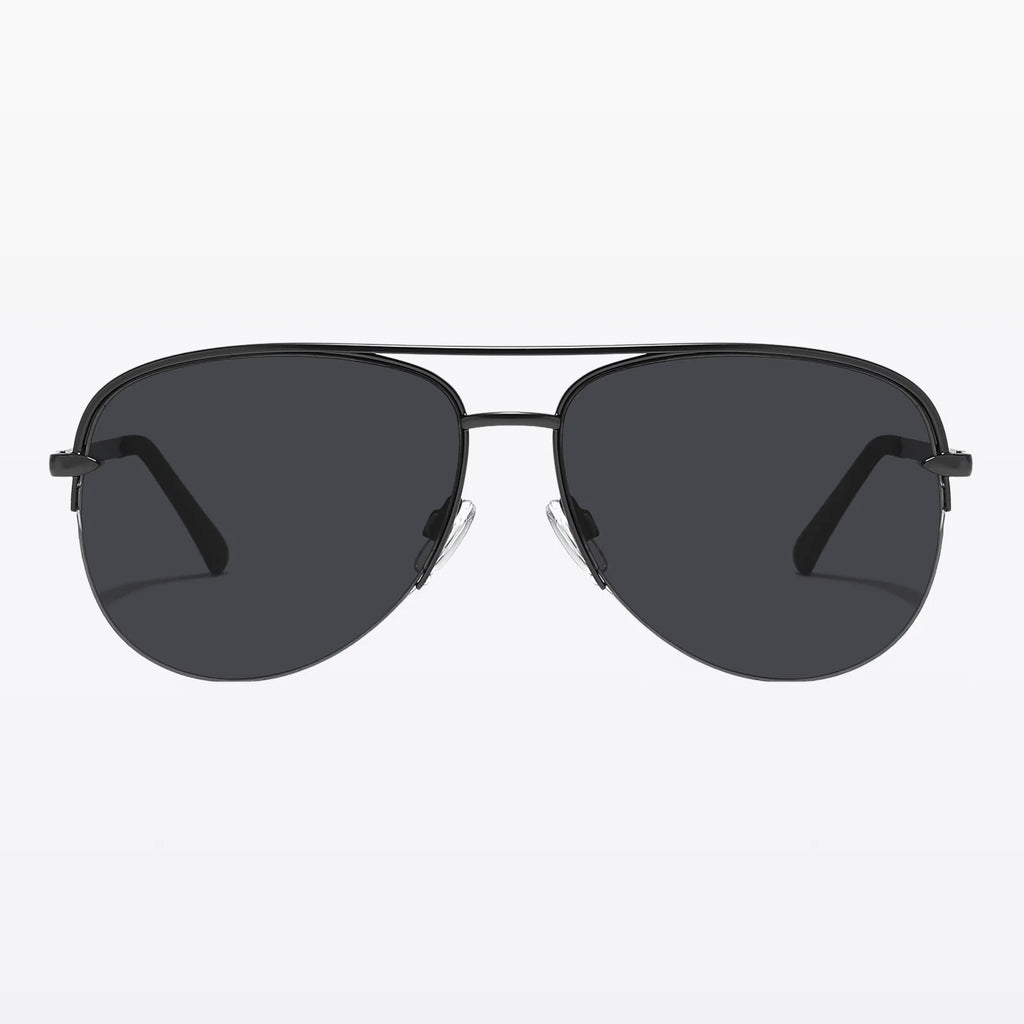 Havaners Shadow all-black aviator frames and lenses, product view 2