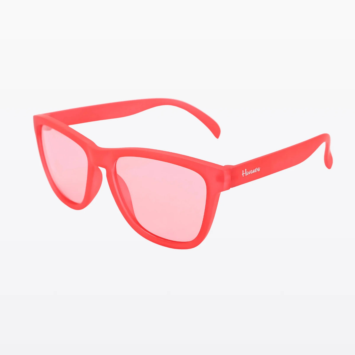 Havaners Nomad red frames with clear red lenses
