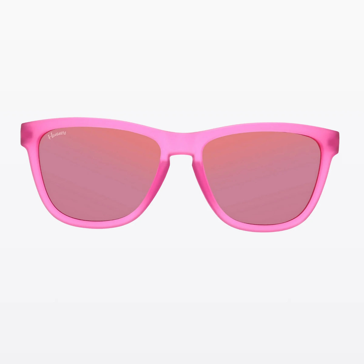 Havaners Sunset pink translucent frames with sunset-toned lenses, product view 2
