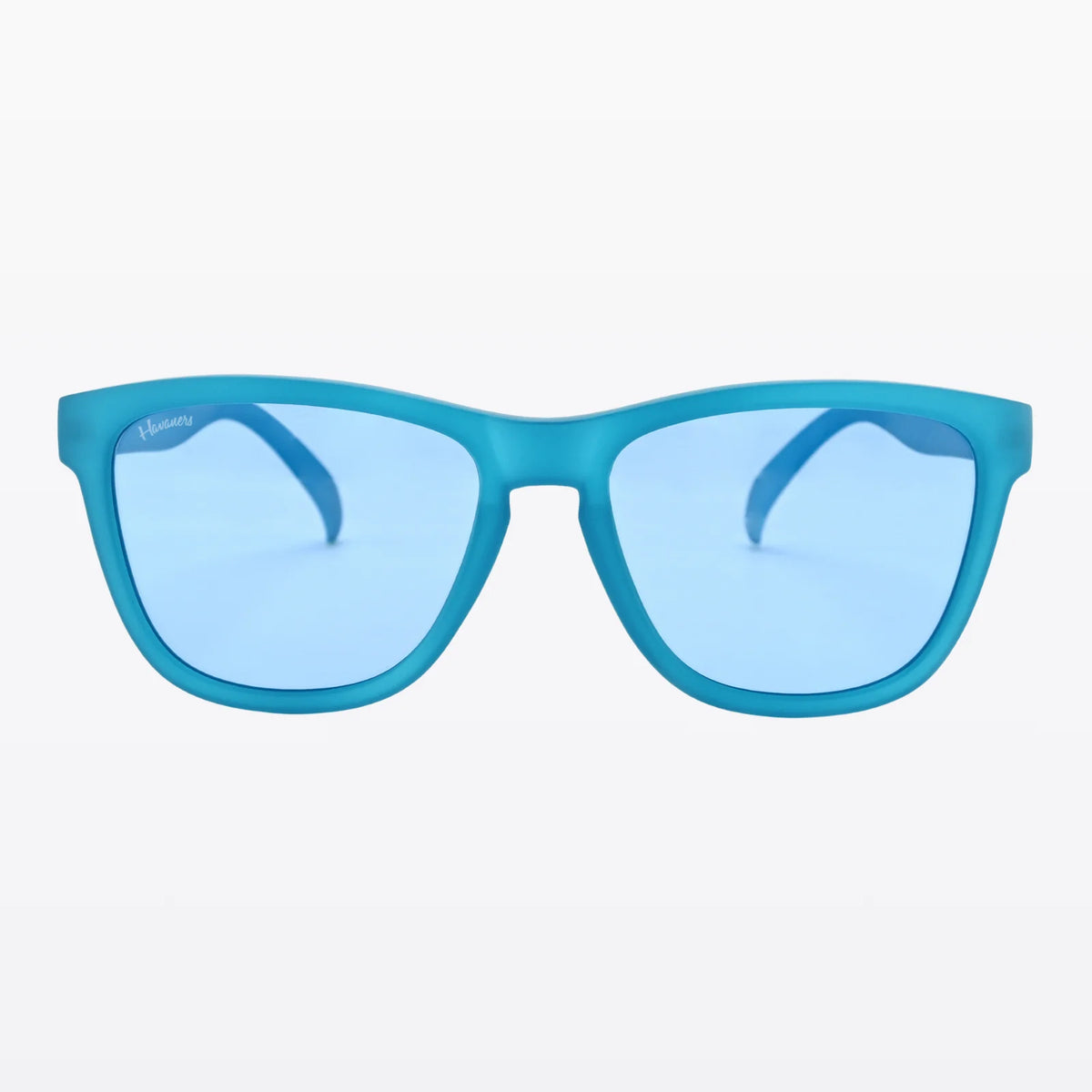 Havaners H20 aqua blue translucent frames with blue lenses, product view 2