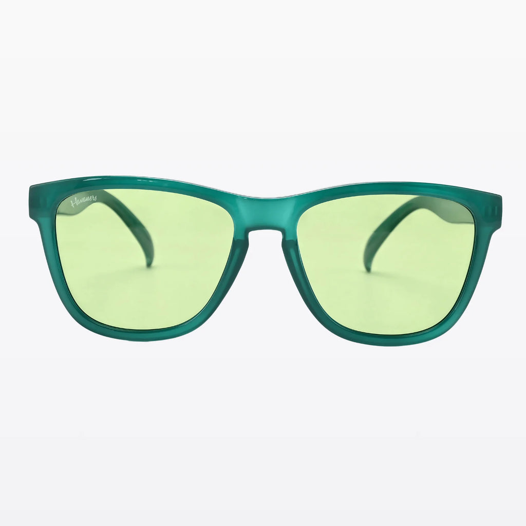 Havaners Reef translucent green frames with light green lenses, product view 2