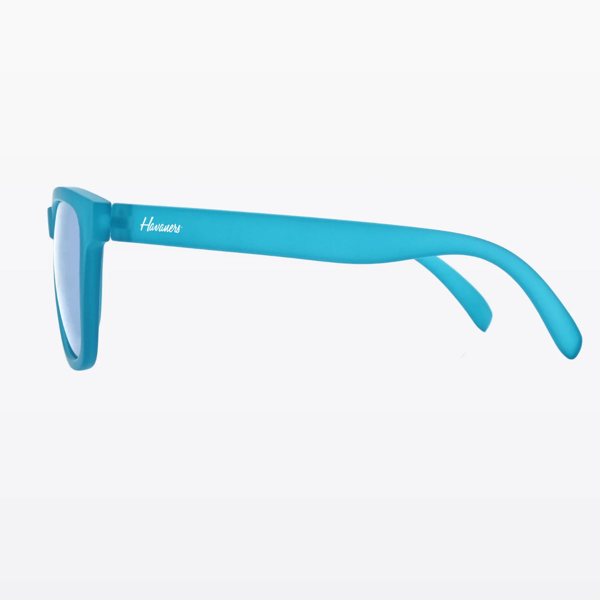 Havaners H20 aqua blue translucent frames with blue lenses, product view 4
