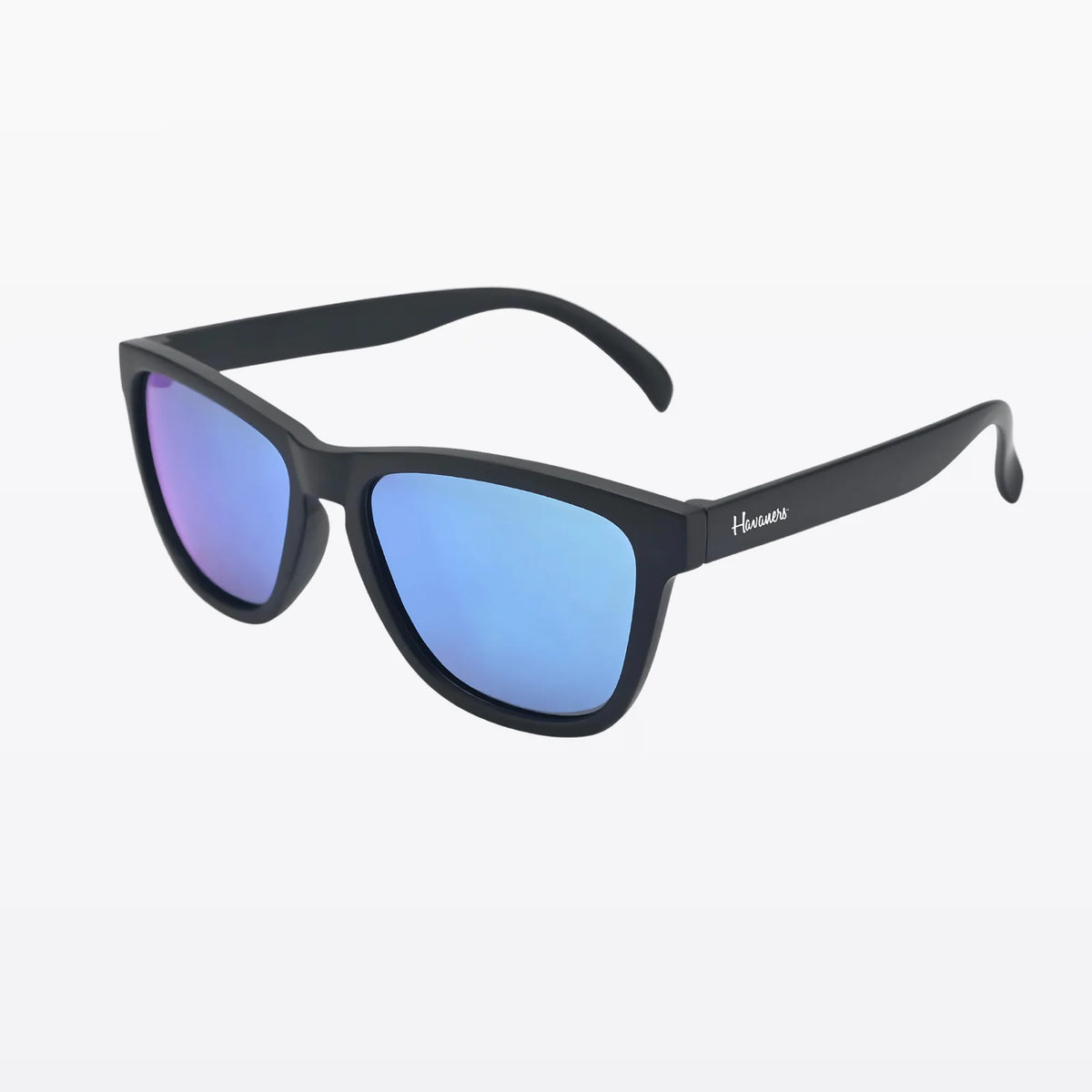 Havaners Midnight matte black frames with deep blue lenses