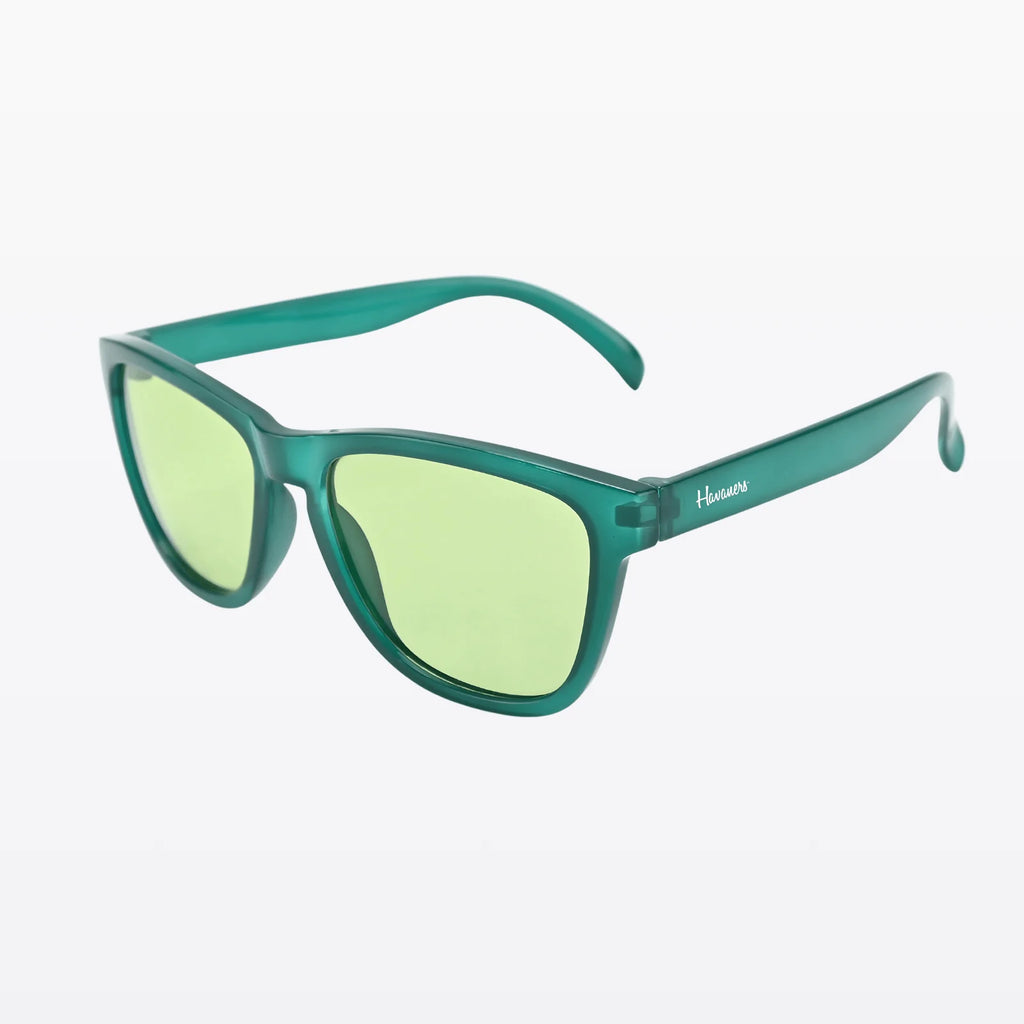 Havaners Reef translucent green frames with light green lenses