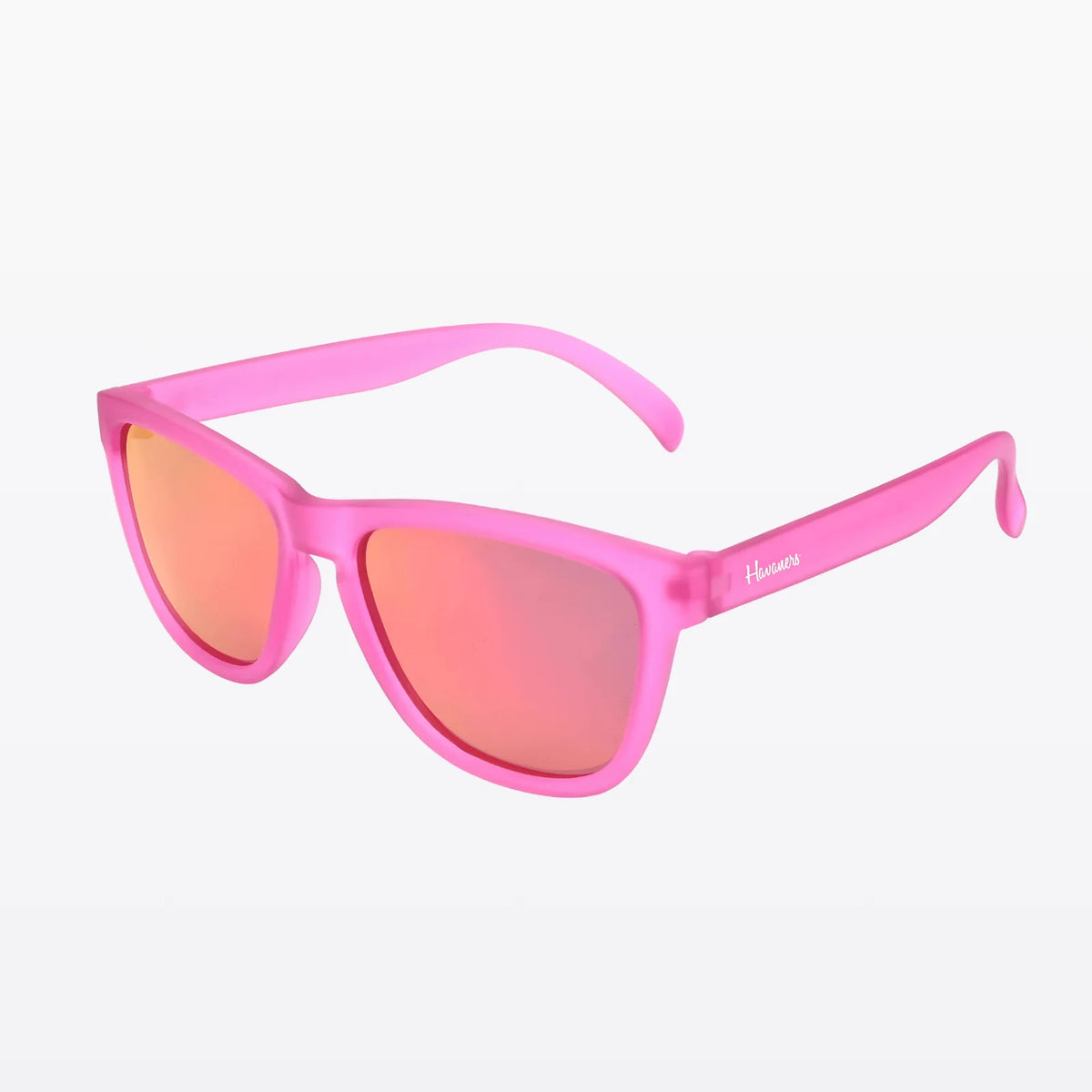 Havaners Sunset pink translucent frames with sunset-toned lenses