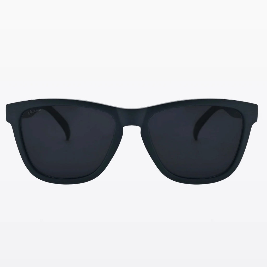 Havaners Phantom all-black Wayfarer-style frames and lenses, product view 2