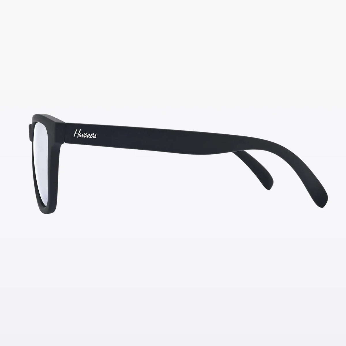 Havaners Silverback matte black frames with mirrored silver lenses, product view 3