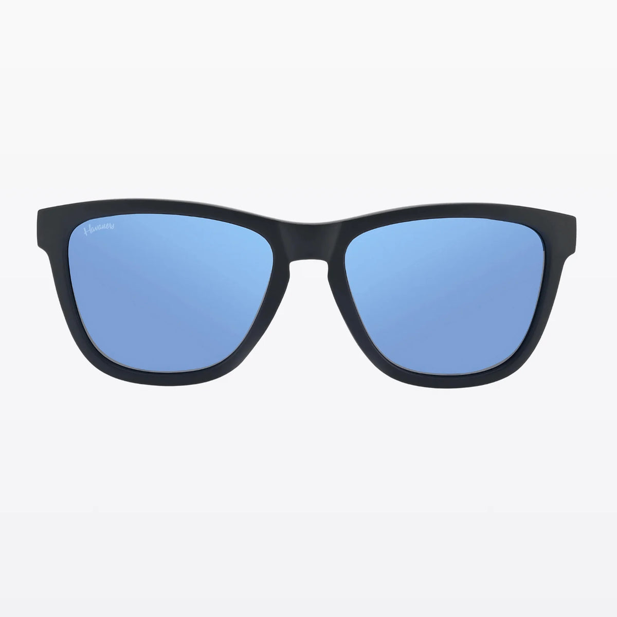 Havaners Midnight matte black frames with deep blue lenses, product view 2