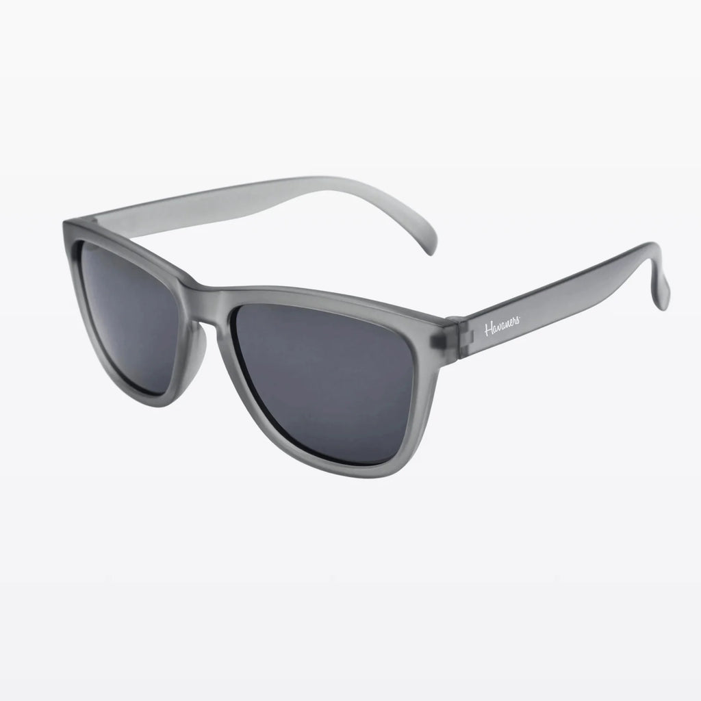 Havaners Glacier translucent grey frames with dark lenses