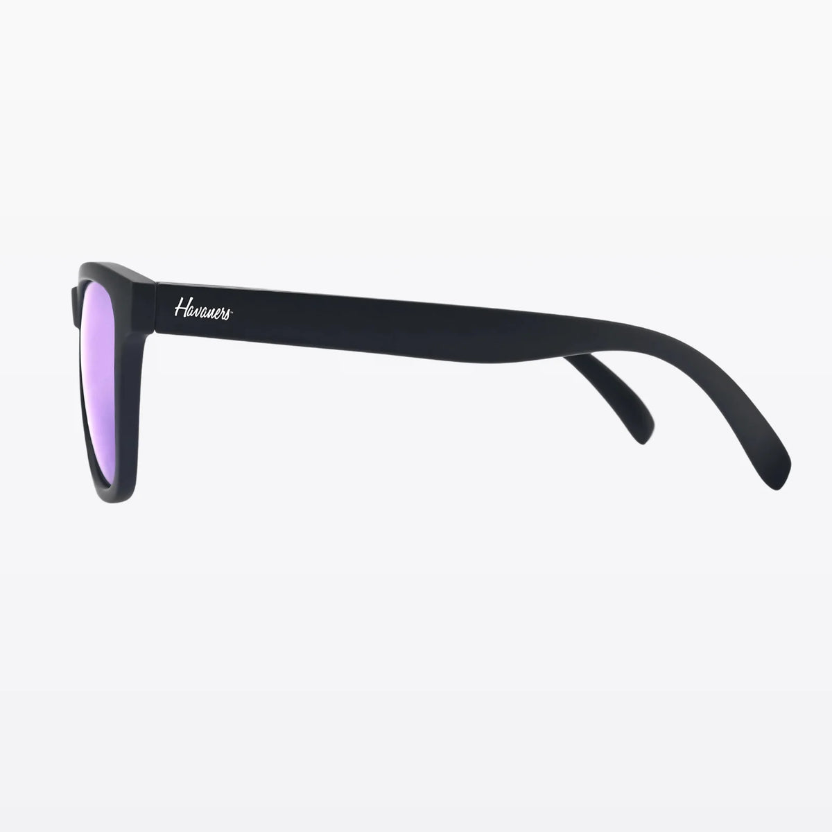 Havaners Midnight matte black frames with deep blue lenses, product view 4