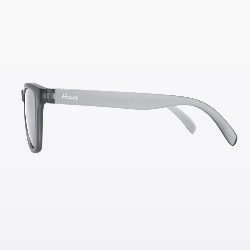 Havaners Glacier translucent grey frames with dark lenses, product view 4