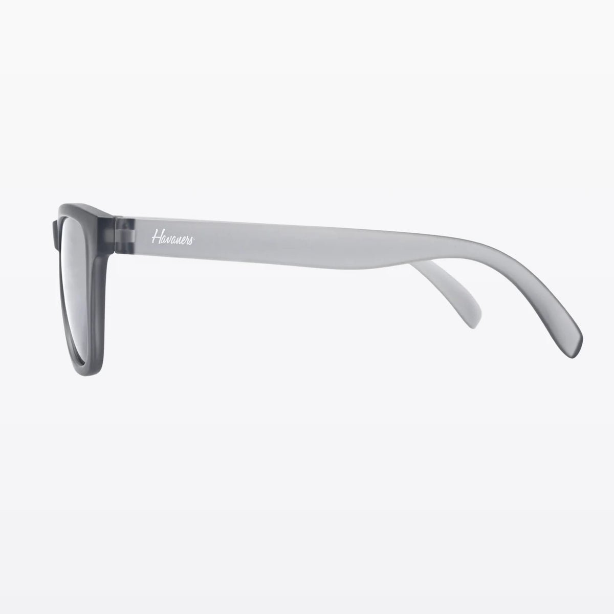 Havaners Glacier translucent grey frames with dark lenses, product view 4