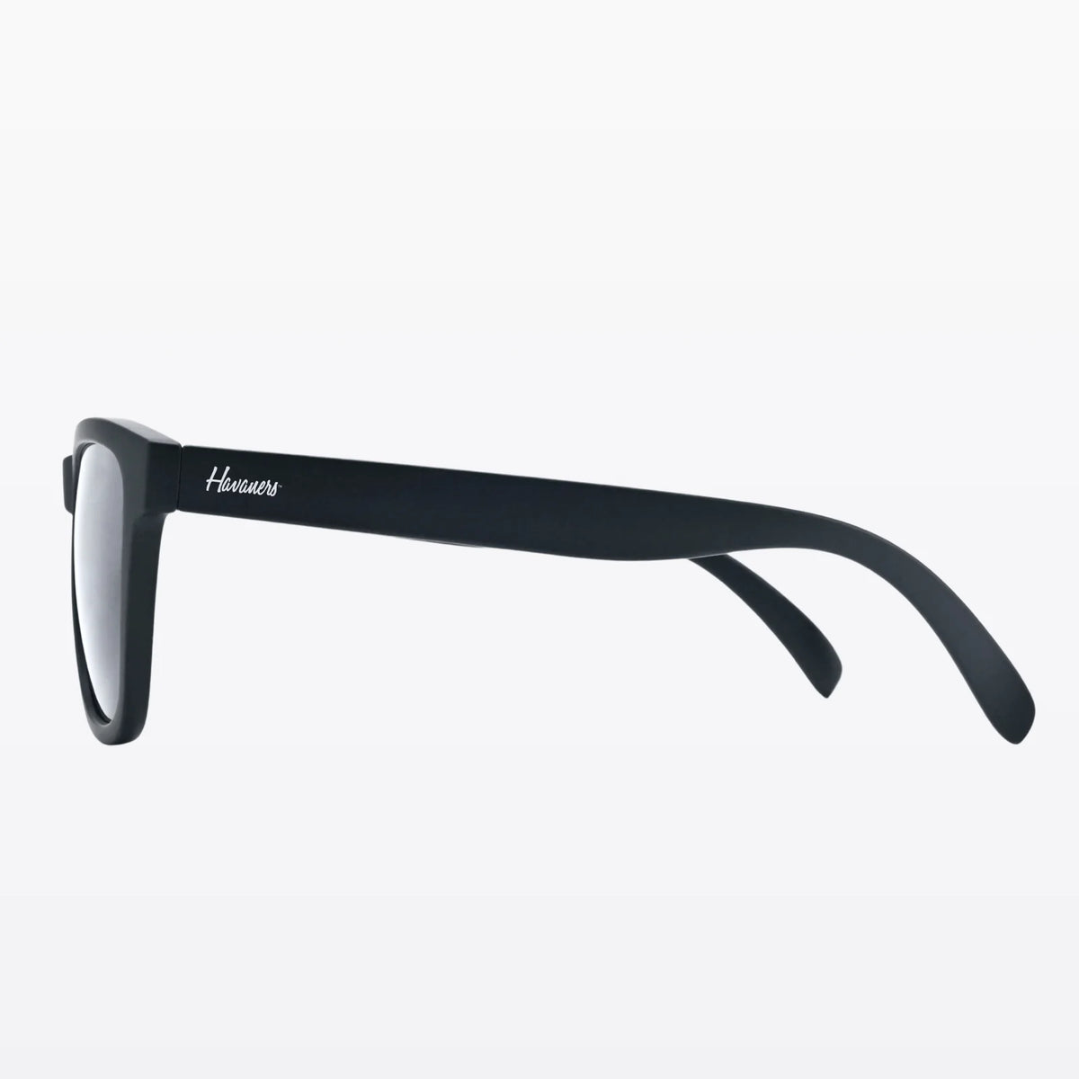 Havaners Phantom all-black Wayfarer-style frames and lenses, product view 4