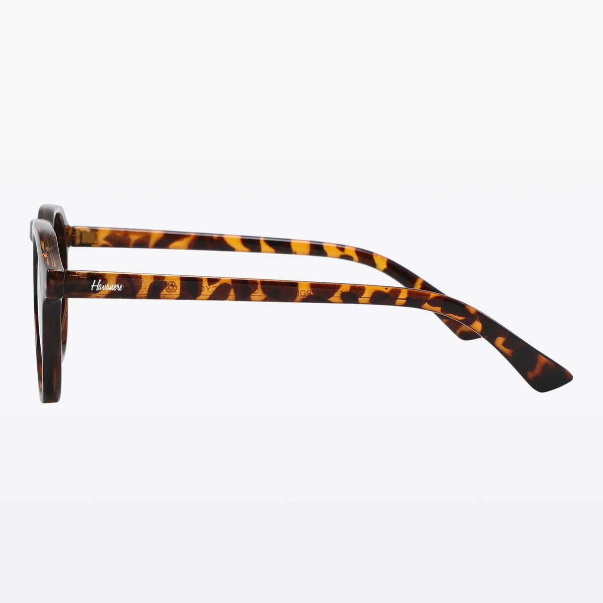 Havaners Sahara round tortoiseshell frames with dark lenses, product view 4